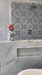 2K views · 18 reactions | A clean, refined update that brings new life to the entire room. The Tile Shop x Laura Park tiles make all the difference in this before and after! Check out the full Laura Park collection here: https://thetileshop.visitlink.me/qdfdXN | The Tile Shop | Facebook