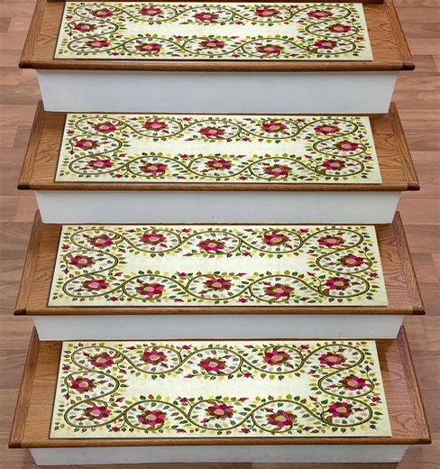 Floral Stair Runner, William Morris Style, Vintage Stair Carpet - Etsy