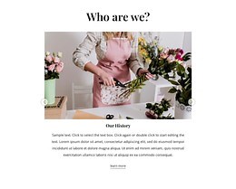 Order flowers online - Website Template by Nicepage