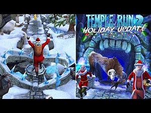 Temple Run 2 Christmas Update Santa Claus VS Mrs Claus