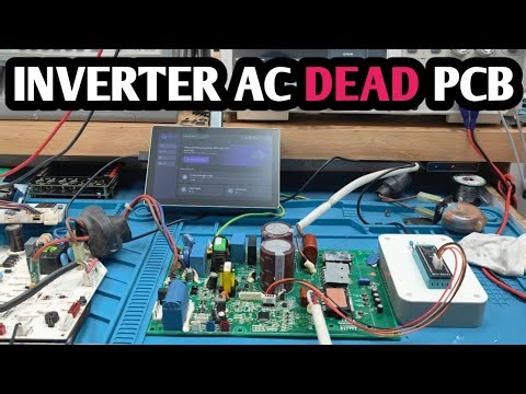 Blue Star Inverter AC dead PCB repair | MCU programming | inverter ac pcb training |
