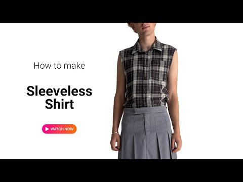 Make Your Own Sleeveless Shirt Beginner-Friendly Sewing Tutorial - Pattern (#2420)