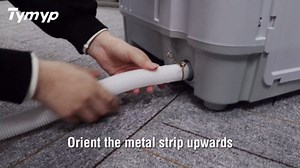 Apartment Washing Machine, 10 Wash Programs Compact Washing Machine with Drain Pump, 17.7 lbs Small Washing Machine Smart Control Panel with LED Display