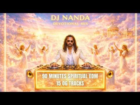 DJ NANDA Devotional Mix 🔱 Gayatri Mantra, Shiva, Krishna, Aigiri Nandini | 90 Min Spiritual EDM 2026