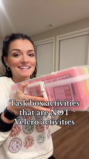 Task box activities can be so fun & engaging for students if you find a variety of activities they can do! (Which is what I am currently trying to do 😅) I have found that Velcro activities can get a bit monotonous & boring for kids…so I am trying to get creative with new activities! 🤪 PLEASE SHARE ANY & ALL IDEAS FOR TASK BOXES 💡⬇️😊 ALL of these task box activities have been added to my “adapted teacher drive” 💕 If you have access to this drive, you will be able to download the ones I showe