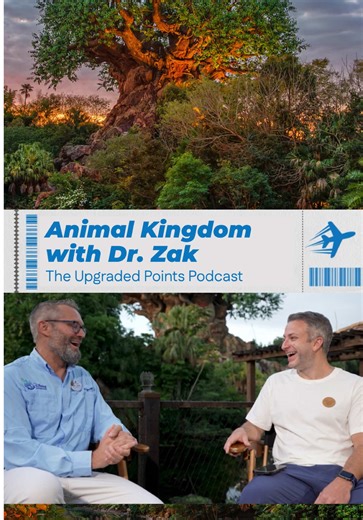 Chris chats with Dr. Zak from Disney’s Animal Kingdom for a behind-the-scenes look at how the park cares for its animals and creates unforgettable magic for guests. 🌍🐘 Discover what’s coming (Tropical Americas!) and fascinating insights from the heart of Disney’s wildest park in this exclusive interview on The Upgraded Points Podcast. Watch the full episode on YouTube or stream it wherever you get your podcasts. ✨ #UpgradedPoints #UpgradedPointsPodcast