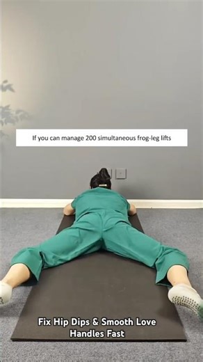 3 moves to Fix Your Hip Dips & Flatten Love Handles #shorts #gluteworkout