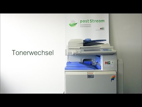 Ricoh MFP Tutorials - Tonerwechsel [Deutsch/German]