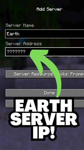 Minecraft Earth Server IP Address