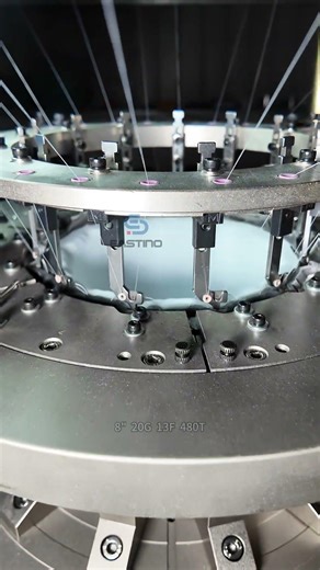 Small Size Single Jersey Terry Polar Circular Knitting Machine #eastino #circularknittingmachine