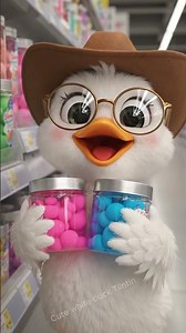 Cute Duck Buys Colorful Slime 🧪 – Adorable 3D Animation for Kids