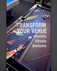 Transforming venues with stunning visuals & endless effects. 🎱✨ Introducing the MagixPool AR Pool System! ✅ Dynamic Pool Table Effects: Real-time reactive visual effects that turn every shot into a spectacle. ✅ Sleek & Stylish Projector: High-definition display in a wood grain and chrome finish to fit any venue. ✅ Various Amazing Effects to Choose From: Endless ways to play, keeping your customers engaged. Looking for a new and exciting interactive experience that no one is likely to forget? Lo