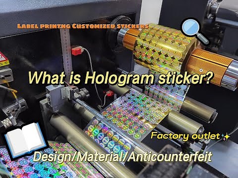 Hologram security sticker Custom make your own logo 3D hologram sticker with free design free sample