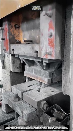 Pressing concrete mold Work tool hydraulic press