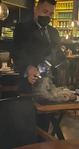 Mexican Salt Bae!!! 😂😂😂😂 The food is is awesome!!!! The service is a 10 | Yolanda S. Wilson