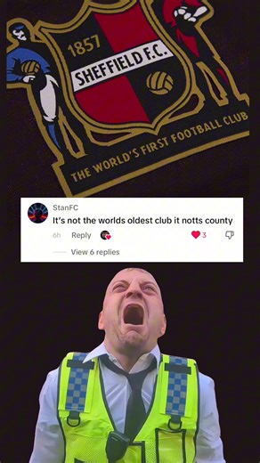 203K views · 3.3K reactions | When someone says Notts County Football Club are the oldest football club in the world  #TheWorldsFirst | Sheffield Football Club | Facebook
