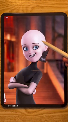 Mavis Transformation Art 🦇💚 | Hotel Transylvania