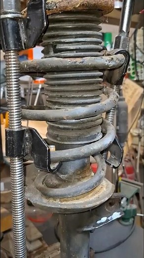 Coil Spring Suspension Removal. How to Compress Coil Spring