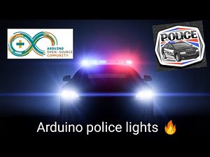 Amazing police lights 👮 | Arduino police lights | Police light code arduino | electroroh