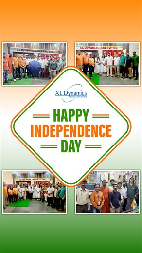 XL Dynamics India Pvt. Ltd. on Instagram: "✨ Happy Independence Day! ✨ Tricolour vibes, happy faces, and endless enthusiasm — that’s how XL Dynamics celebrated Independence Day!  Here’s to freedom, unity, and the dream of a stronger Bharat! ✨ 李懶 Jai Hind! 李懶"