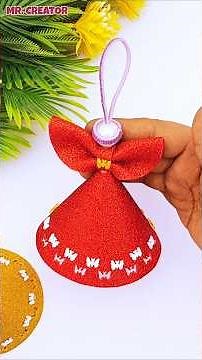 Sparkly Glitter Foam Angel Decoration ✨ Easy DIY Christmas Ornament✨