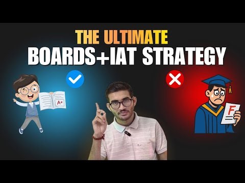 How to Manage IISER Aptitude Test (IAT) 2026 + Boards Together | Smart Strategy for 12th Students