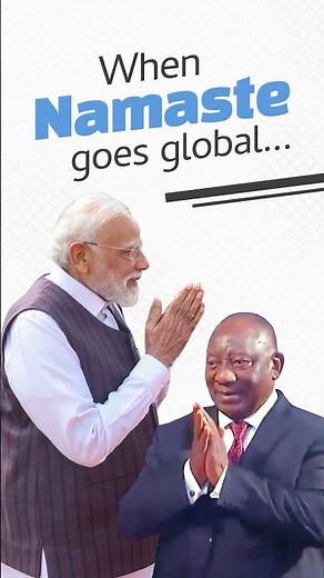 Namaste goes Global | PM Modi ने Namaste को Local से बनाया Global Namaste | G20 South Africa