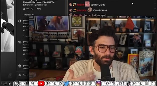 “She’s worried that she might not have space in the party. She’s worried that a party that has me in the tent is going to not cater to her – it’s going to cater to us.”— Hasan Piker on anti-Trump Republican strategist Sarah Longwell, who has backed Democratic candidates in recent elections and argued on The Bulwark podcast that Democrats should shun Piker, reacting with outsized alarm to some of his standard progressive foreign policy positions.