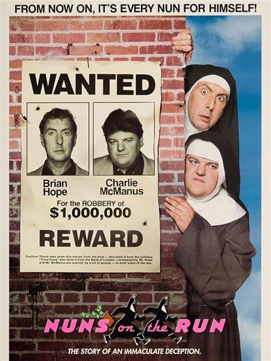 Nuns on the Run (1990) Review – Eric Idle & Robbie Coltrane in a Classic British Comedy Farce #nunsontherun #ericidle #robbiecoltrane #britishcomedy #britishlaughs #laugoutloud #catholicchurch