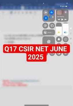 CSIR NET JUNE 2025 Q17 discussion by Vaishali maam|CSIR NET Aptitude Question Discussion