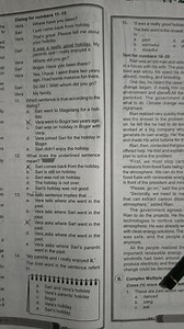 Dialog for numbers 11-15Vera: Where have you been?Sari: I ju... | Filo