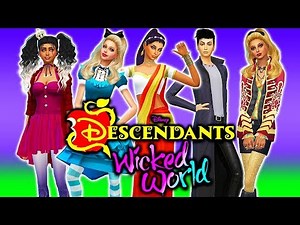 ?CREATING THE DESCENDANTS WICKED WORLD CHARACTERS!? Descendants 3 Sims 4 | Create a Sim