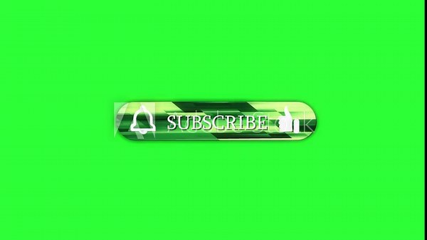 Social media . Like Subscribe Bell Notification Animated YouTube Subscribe Button for Video Overlay. Like Subscribe Bell Notification Button, subscribe to channel. Green Screen, Green Background