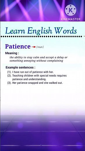 what is patience | meaning of patience #patience