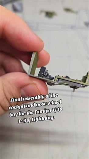 4.4K views · 599 reactions | Final assembly of the cockpit and nose wheel bay on the Tamiya 1/48 P-38J Lightning @tamiyausa @tamiya_inc_jp #fyp #foryou #foryoupage #fypage #fyp #fypシ #airplane #airforce #warbird #aviation #hobby #scalemodel #scalemodels #scalemodeler #modelkits #modelkit #modelkitbuild #plasticmodel #tamiya #tamiyajapan #p38 #p38lightning #satisfying #satisfyingvideo | Bradford's Scale Model's | Facebook