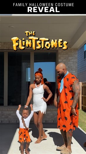 19K views · 3.8K reactions | This felt like the only appropriate costume for us this year…especially cause the way Bam Bam has been fully embracing his character lately??? Whew chileeeee ‍ Happy Halloween from Bedrock  . . . . #theflintstones #blackfamilies #familyhalloweencostumes #halloweencostumeideas #familyhalloween | loveatfirstflight_ | Facebook