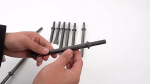 9 Pcs Metal Air Hammer Bits Set, Pneumatic Hammer Chisel Bits, Air Chisel Bits for Rust Removal Drilling, Versatile Air Hammer Punch Chipping Bits for Tile Masonry Concrete Stone Demolition