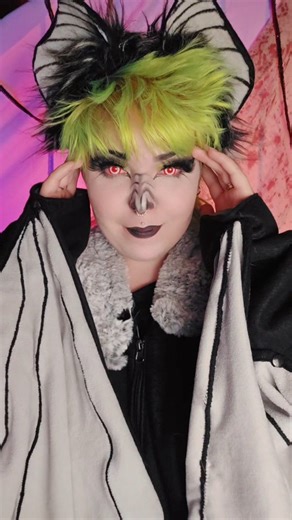 Batty rap! Happy halloween everyone, hoping you stay safe and have a good night! - #batty #battyrap #ferngully #robinwilliams #makeup | formativefox