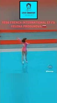 Expert Commentary with Mary Lou - Yelena Produnova Floor #gymnasticsshorts