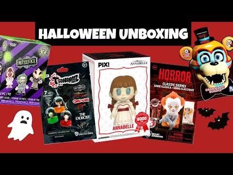 HALLOWEEN UNBOXING 🎃🎁 DO YOU KNOW THESE CREEPY CHARACTERS?