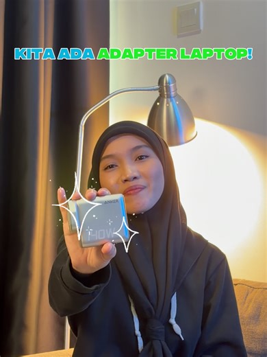 Perlukan adapter yang boleh cas laptop? Adapter 140W by Anker got your back! 💪 Pengecas 140W by Anker boleh cas 4 gadget sekaligus! Dapatkan korang punya sekarang di beg kuning ✨ #Anker #Adapter #TechTok #Gadget #fyp #traveltok