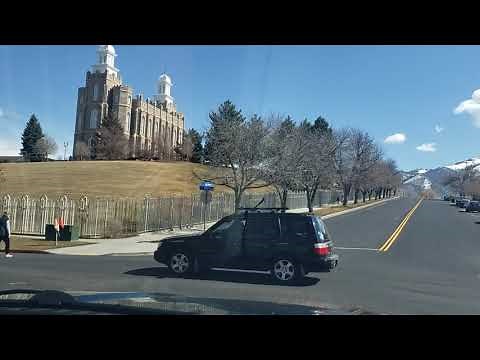Downtown Logan Utah Tour, in Cache Valley Home of Utah State University!