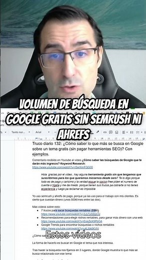Volumen de búsqueda en Google gratis sin Semrush ni ahrefs