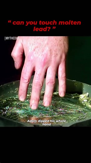 this molten lead myth sounds impossible