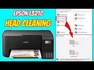 HOW TO CLEAN PRINTER HEAD | EPSON L3210 HEAD CLEANING | Fix Missing Colors & Improve Print Quality!