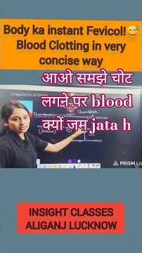 Blood coagulation 😱|| science fact #boards #neet #BiologyShorts #HumanBlood