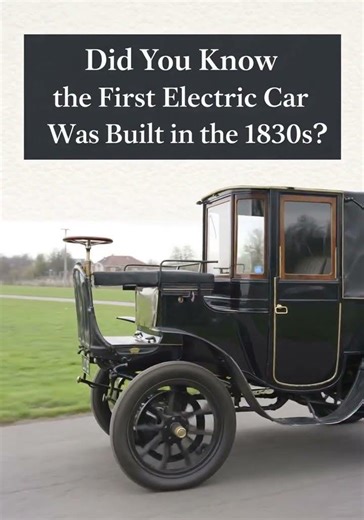 Did You Know the First Electric Car Dates Back to the 1830s?