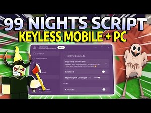[NEW🔥] 99 Nights in the Forest KEYLESS Script Tutorial (MOBILE & PC) | Auto Diamonds, God Mode, Farm