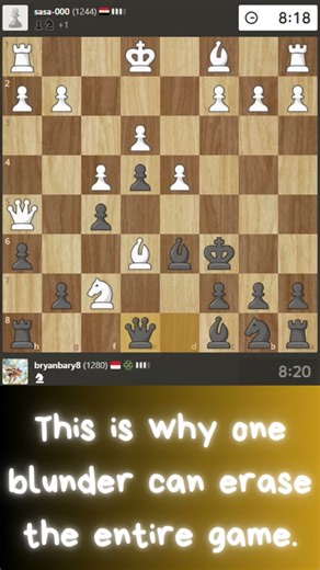 Worst Blunder Ever ? Instant Checkmate #chess