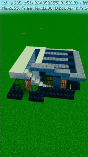 #how to make modern house in Minecraft #minecraft pe modern house banana 🧐 #minecraft